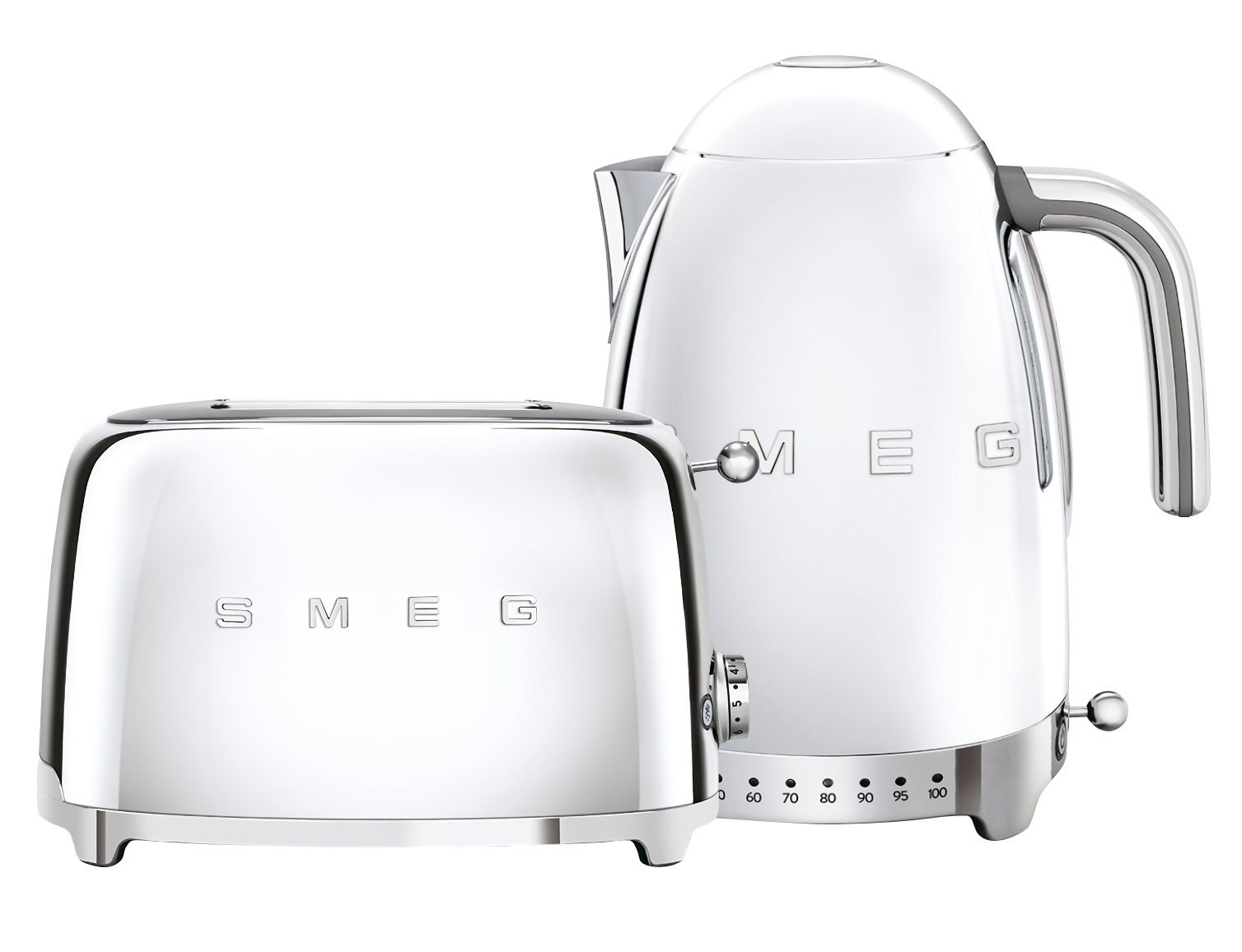 Smeg Zestaw Niadaniowy Z Klf S Retro Style Chrom