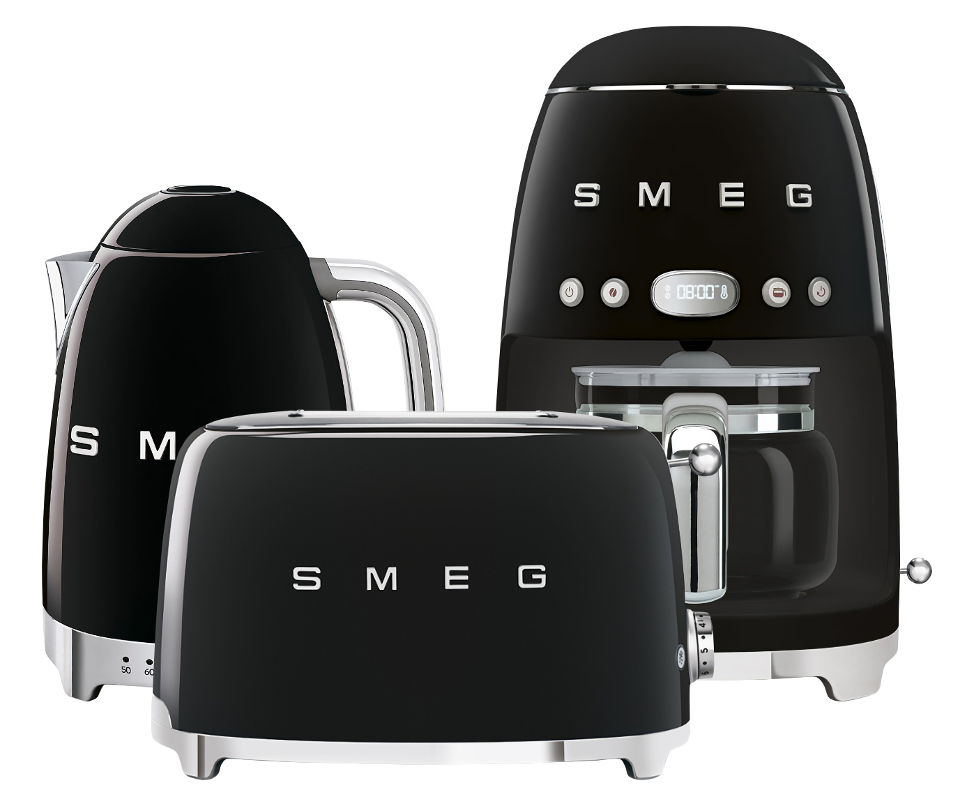Smeg - Zestaw DCF02BLEU + TSF01BLEU + KLF04BLEU